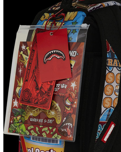 Sprayground BIG MONEY BIG MONEY BACKPACK (COMES WITH SCRATCH OFF PLAYING CARD)