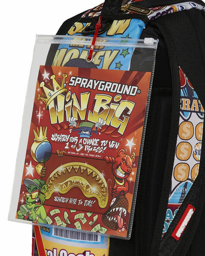 Sprayground BIG MONEY BIG MONEY BACKPACK (COMES WITH SCRATCH OFF PLAYING CARD)