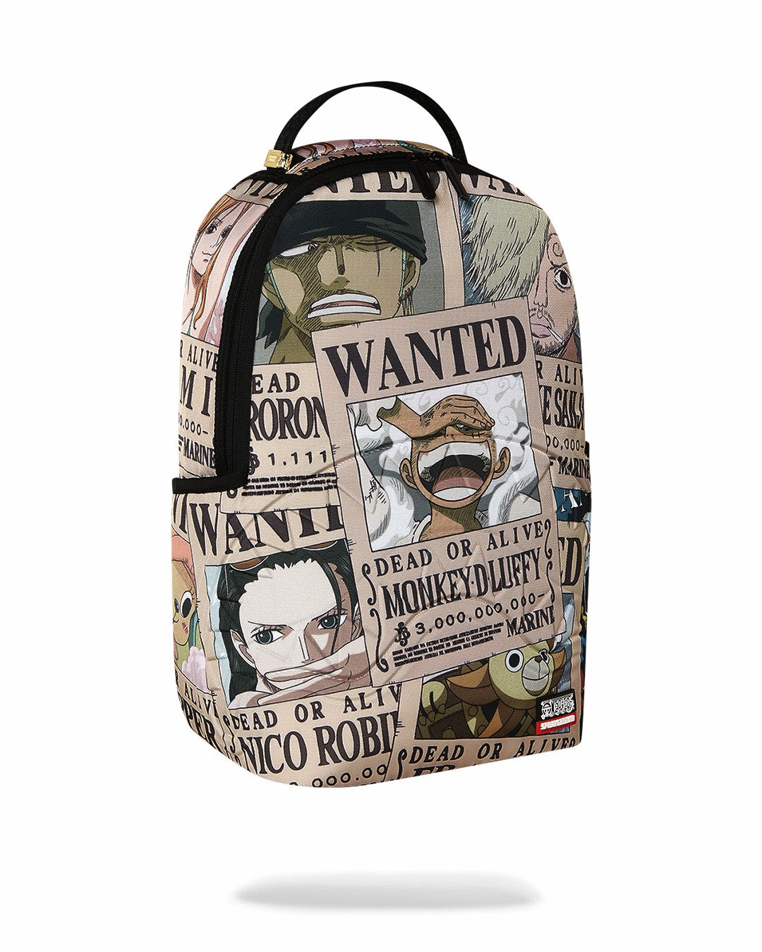 Sprayground ONE PIECE WANTED SHARK POSTERS BACKPACK