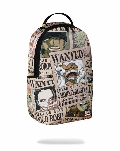 Sprayground ONE PIECE WANTED SHARK POSTERS BACKPACK