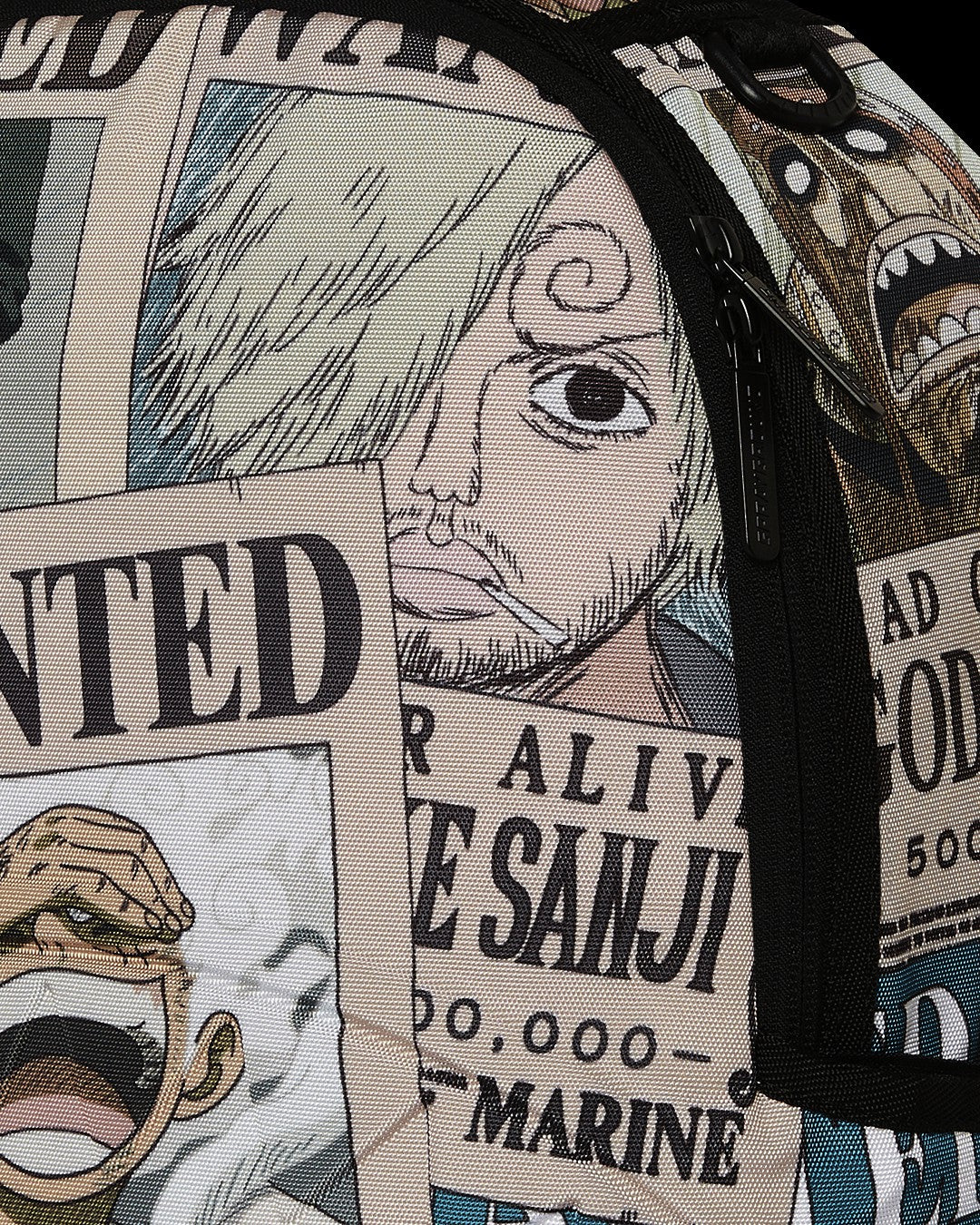 Sprayground ONE PIECE WANTED SHARK POSTERS BACKPACK
