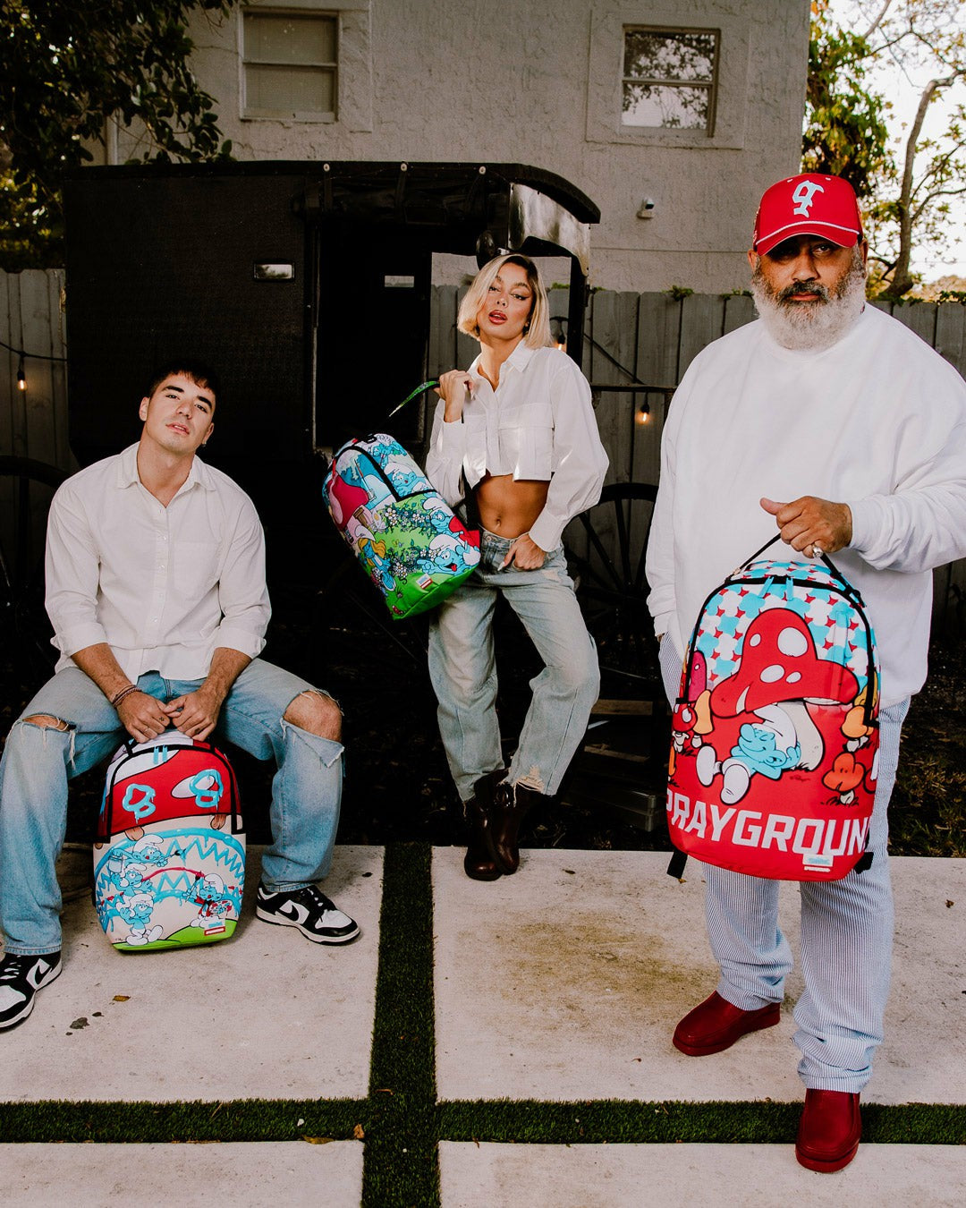 Sprayground SMURFS ART PARTY BACKPACK