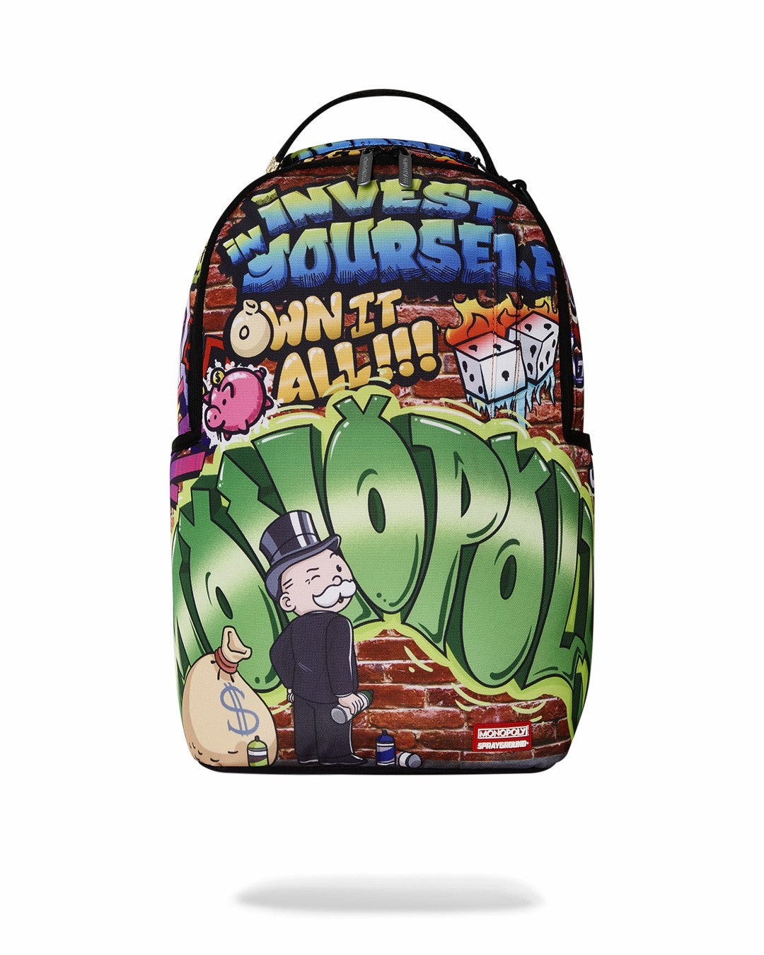 Sprayground MONOPOLY GRAFFITI GOLD RUSH DLXR BACKPACK
