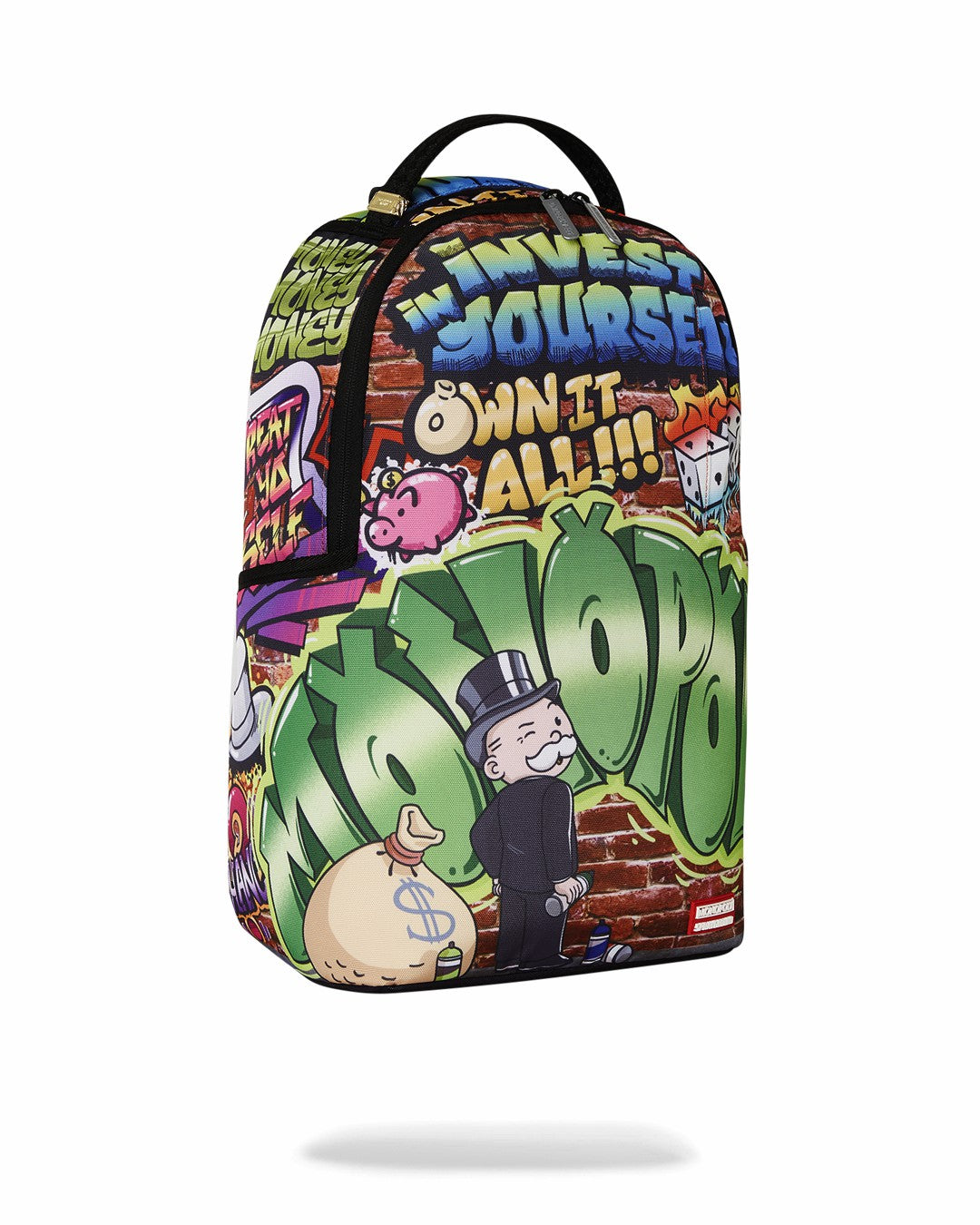 Sprayground MONOPOLY GRAFFITI GOLD RUSH DLXR BACKPACK