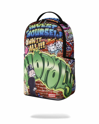Sprayground MONOPOLY GRAFFITI GOLD RUSH DLXR BACKPACK