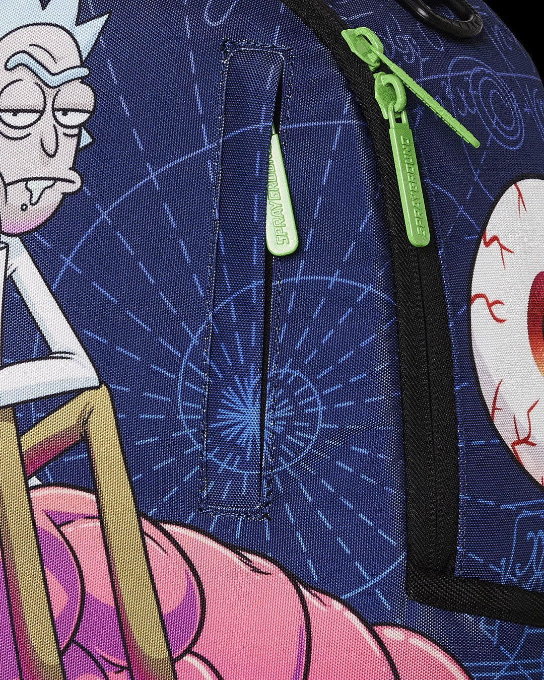 Sprayground RICK AND MORTY BRAIN SHARK DLXR BACKPACK