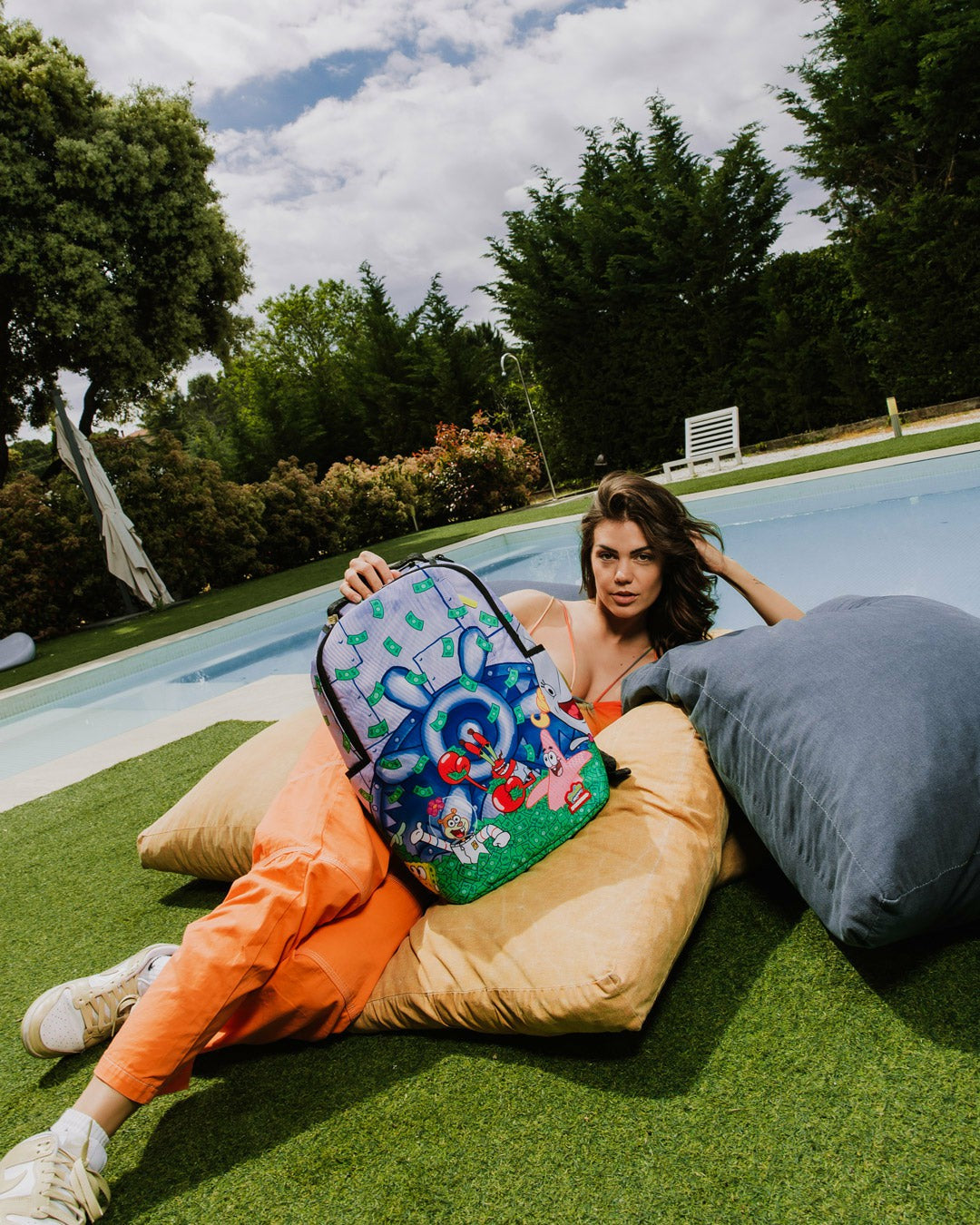 Sprayground SPONGEBOB CREW MONEY BATH DLXR BACKPACK