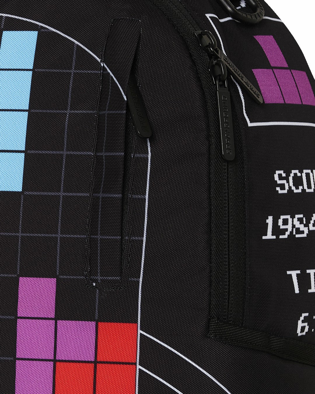 Sprayground TETRIS WITH DIABLO AND MONEY BEAR BACKPACK