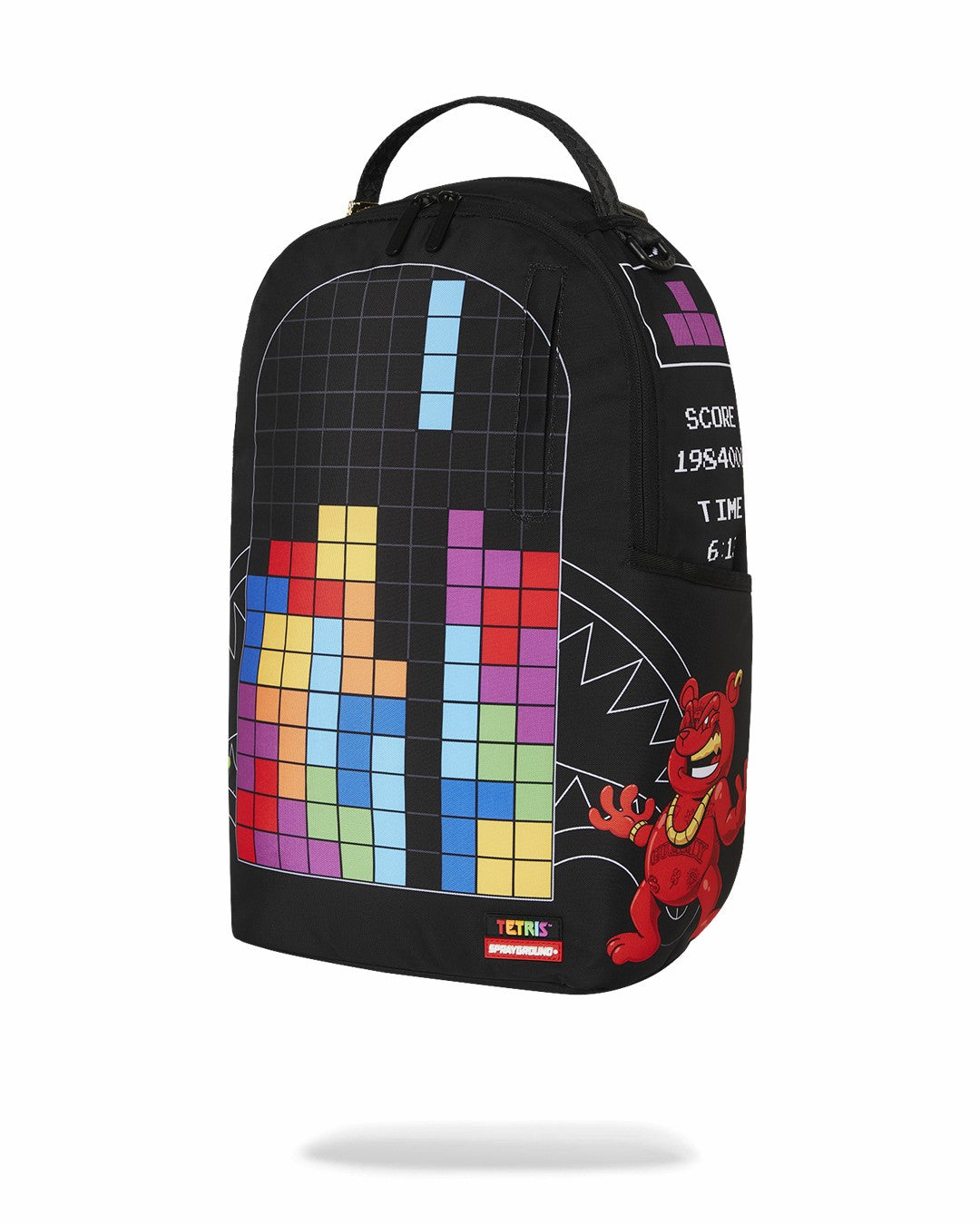 Sprayground TETRIS WITH DIABLO AND MONEY BEAR BACKPACK