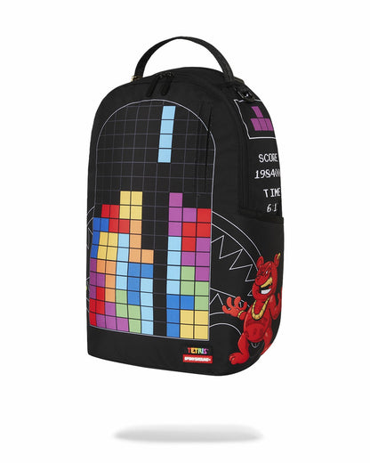 Sprayground TETRIS WITH DIABLO AND MONEY BEAR BACKPACK
