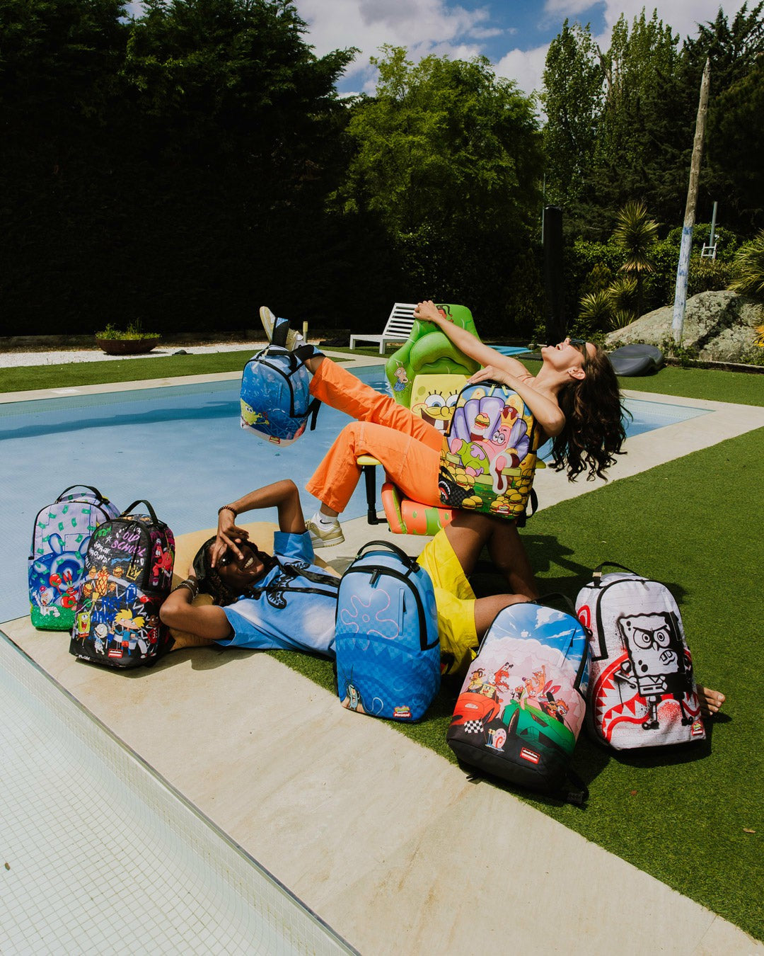 Sprayground SPONGEBOB KRABBY KING PATRICK BACKPACK