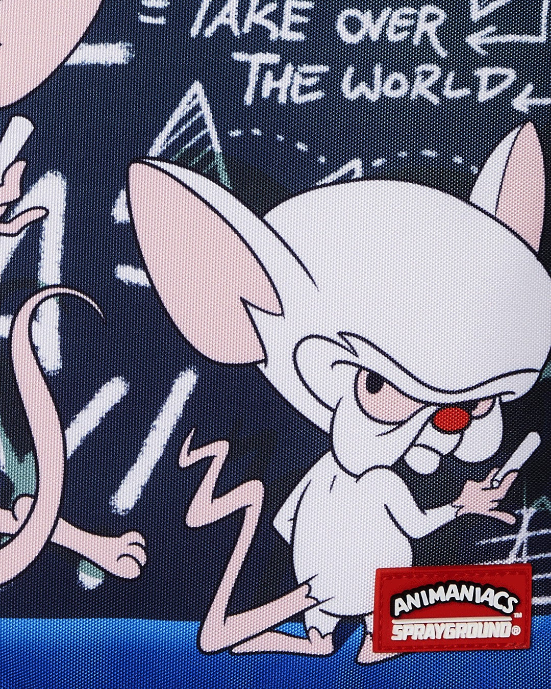 Sprayground PINKY AND THE BRAIN TAKIN OVER THE WORLD DLXR BACKPACK