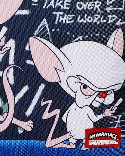 Sprayground PINKY AND THE BRAIN TAKIN OVER THE WORLD DLXR BACKPACK