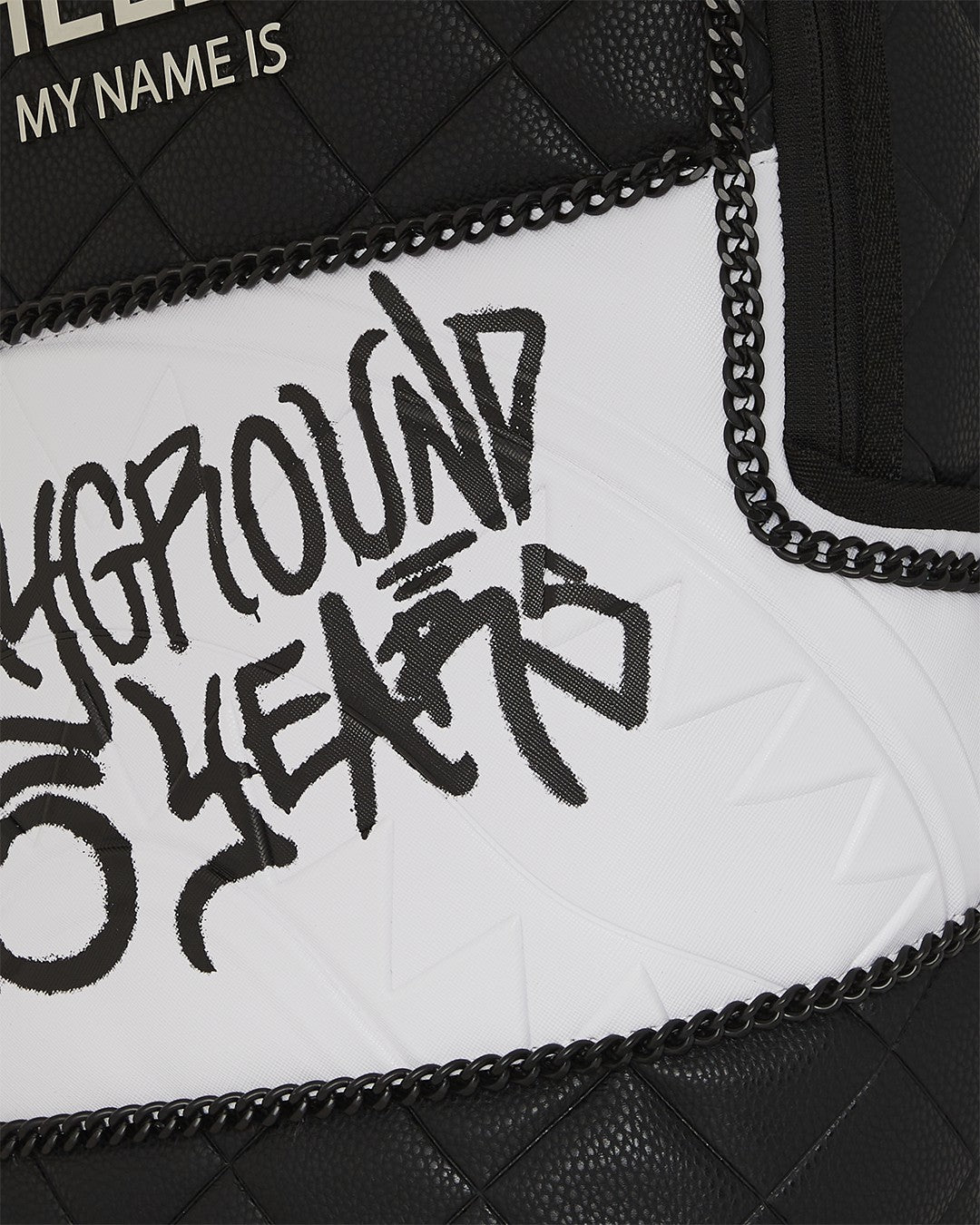 Sprayground HELLO MY NAME IS 15 YEARS QUILTED BACKPACK (SUPER RARE)