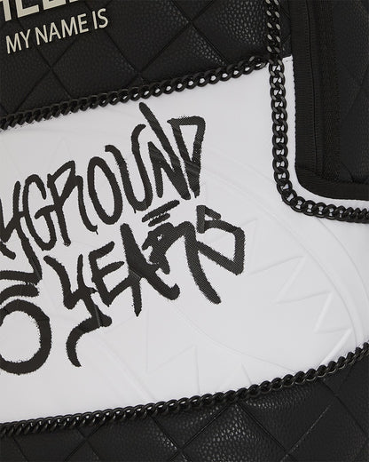 Sprayground HELLO MY NAME IS 15 YEARS QUILTED BACKPACK (SUPER RARE)