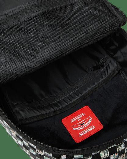 Sprayground CHECKS CASHED DLX BACKPACK