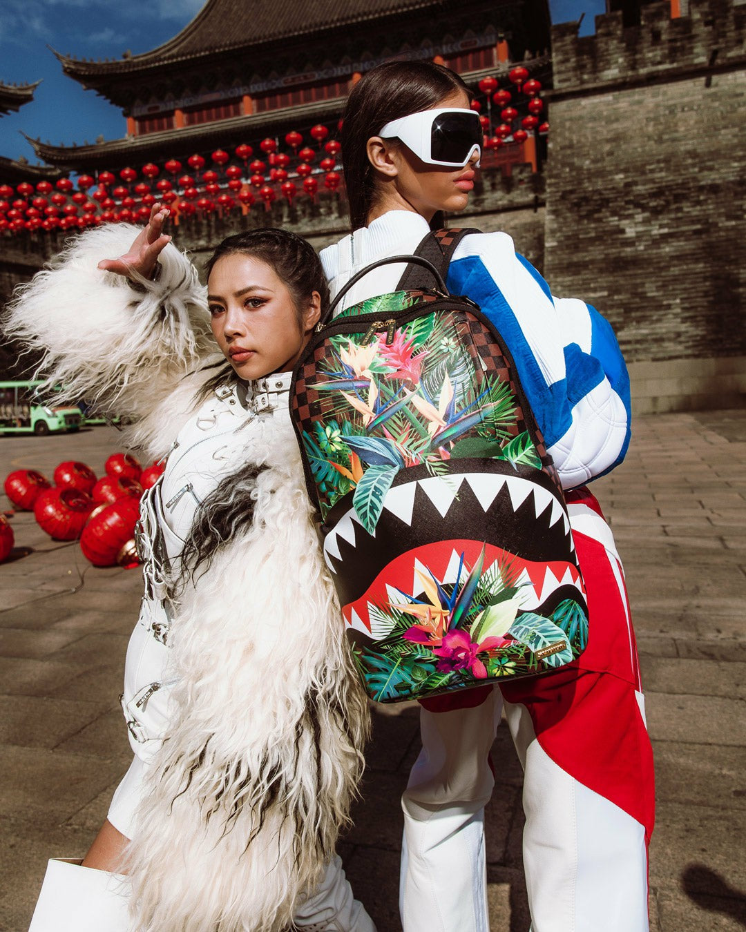 Sprayground TROPICAL CHECK DLXSV BACKPACK