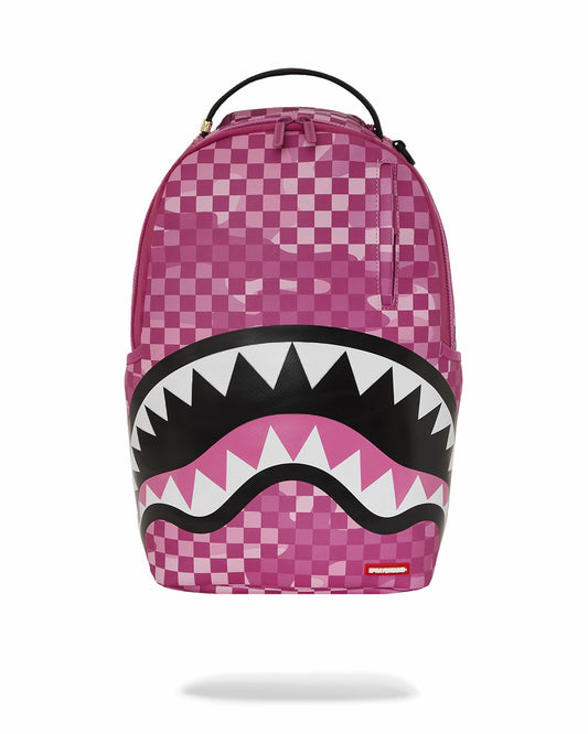 Sprayground PINK CAMOCHECK BACKPACK