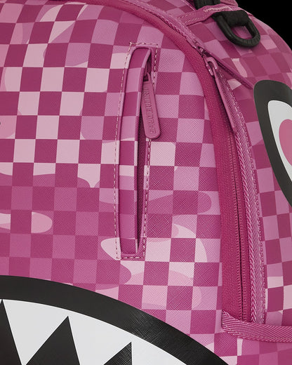 Sprayground PINK CAMOCHECK BACKPACK