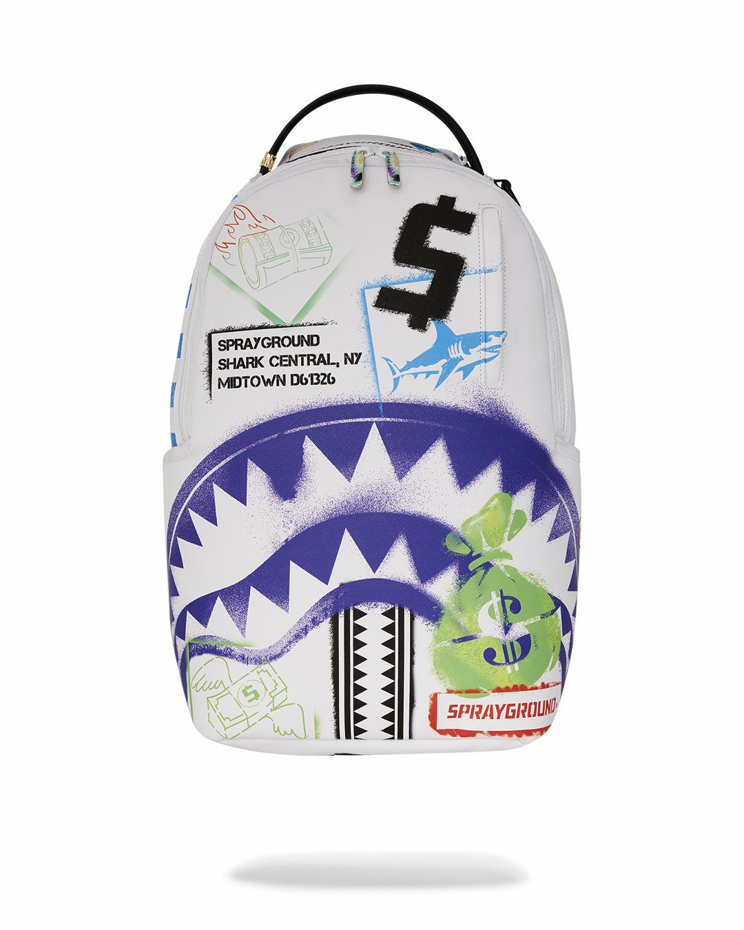 Sprayground SHARK CENTRAL CUT OUT FOR GREATNESS DLXSV BACKPACK