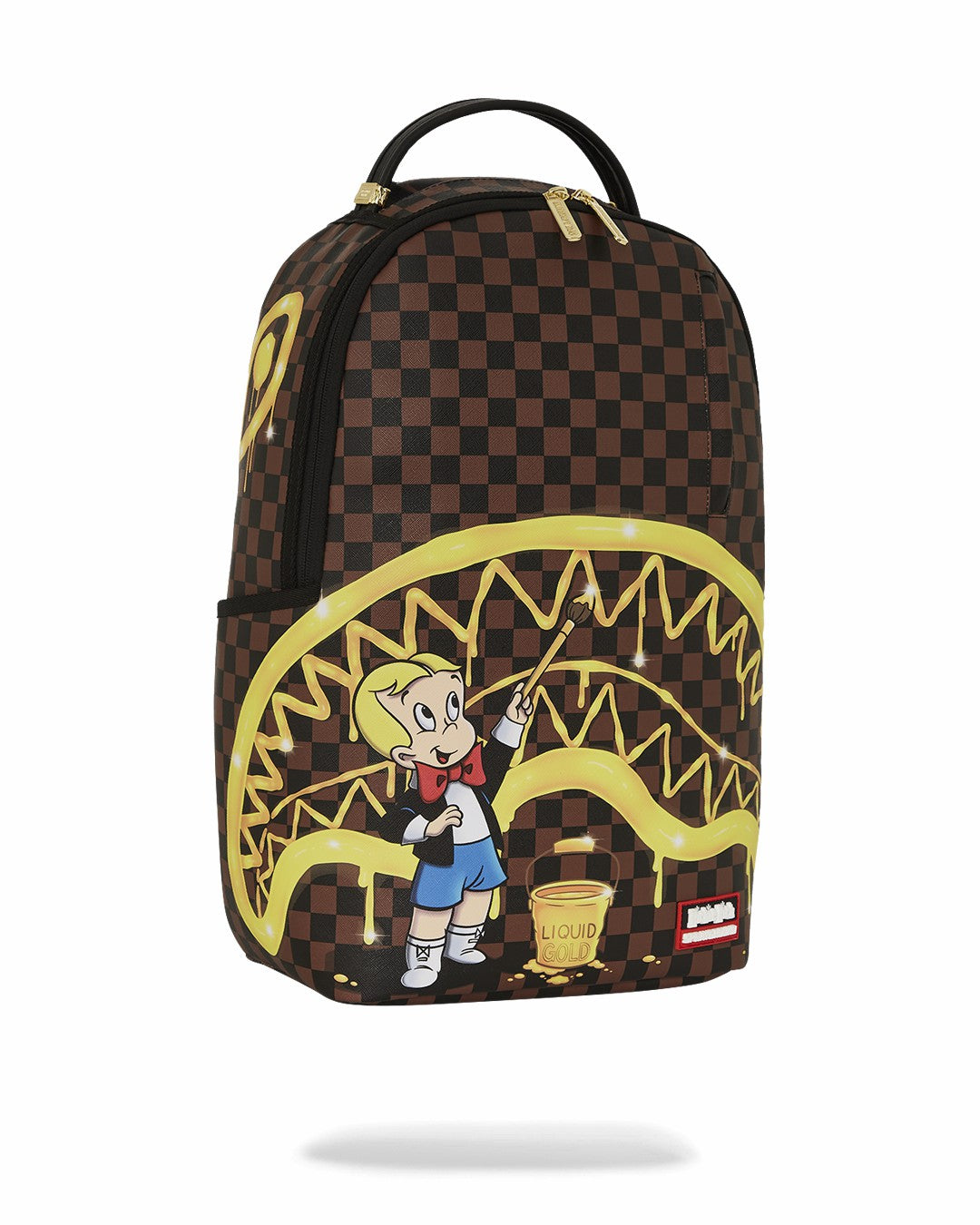 Sprayground RICHIE RICH PAINT THE SHARK GOLD BACKPACK