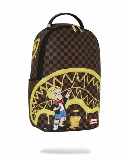 Sprayground RICHIE RICH PAINT THE SHARK GOLD BACKPACK