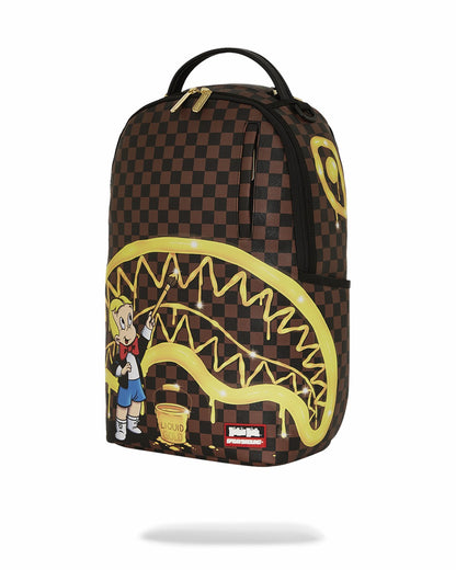 Sprayground RICHIE RICH PAINT THE SHARK GOLD BACKPACK