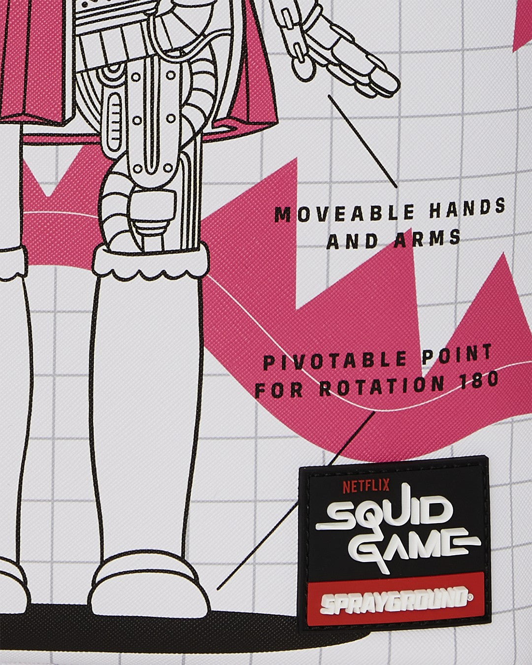 Sprayground SQUID GAME COLLAB ROBOT GIRL BACKPACK
