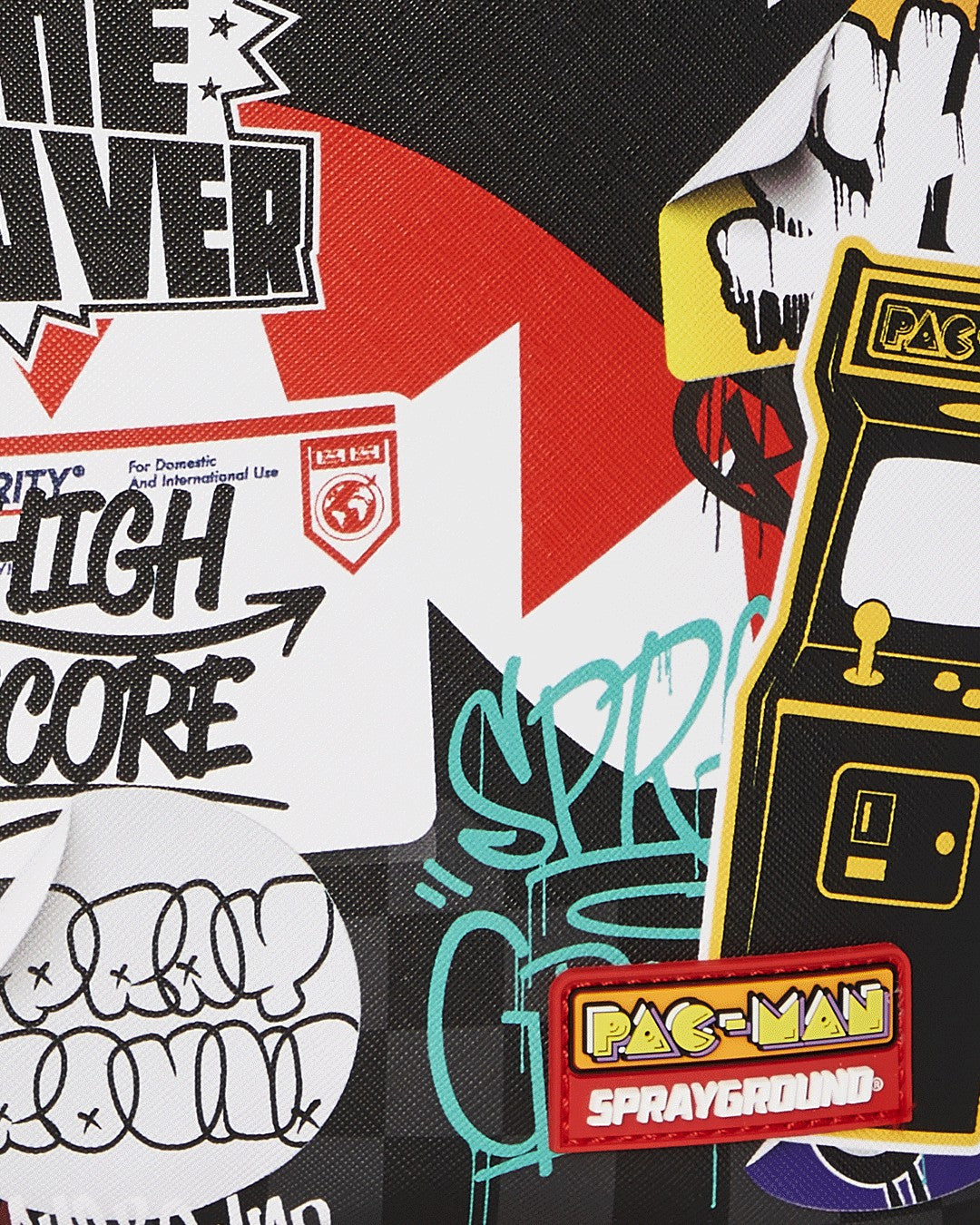 Sprayground PACMAN LEVELED-UP ART BACKPACK