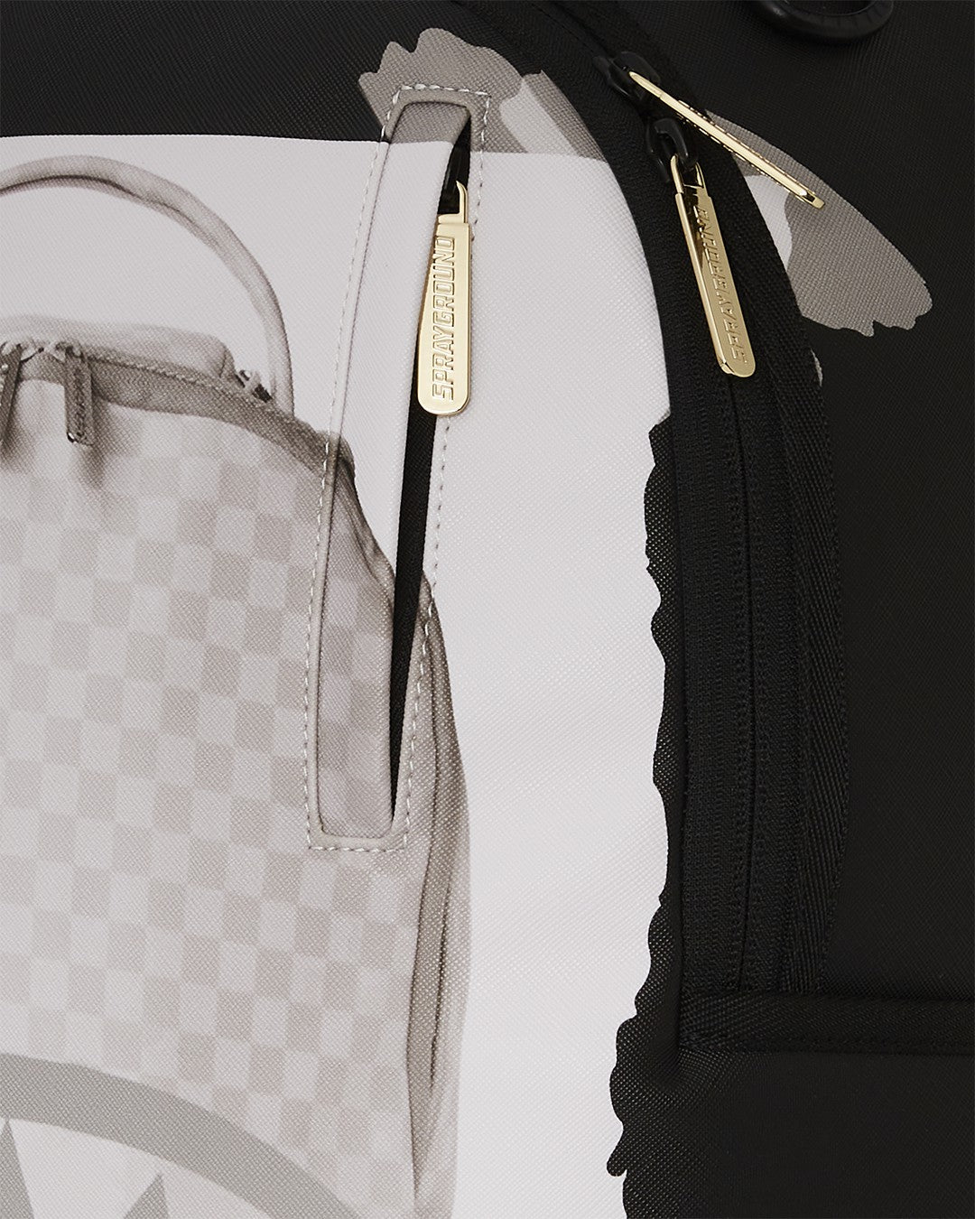 Sprayground BAG ON BAG OPTICAL ILLUSION SHARKS IN PARIS BACKPACK