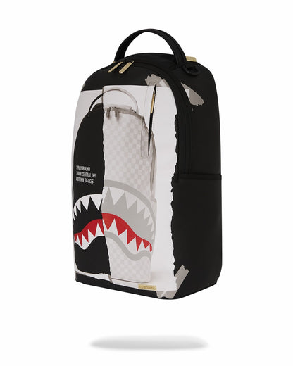 Sprayground BAG ON BAG OPTICAL ILLUSION SHARKS IN PARIS BACKPACK