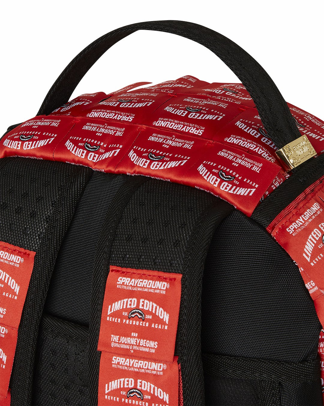 Sprayground MADE OF WOVEN LABELS SHARK BACKPACK