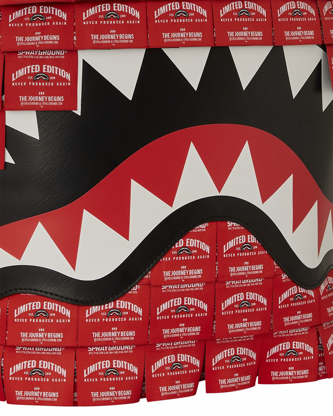 Sprayground MADE OF WOVEN LABELS SHARK BACKPACK