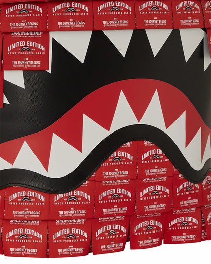 Sprayground MADE OF WOVEN LABELS SHARK BACKPACK