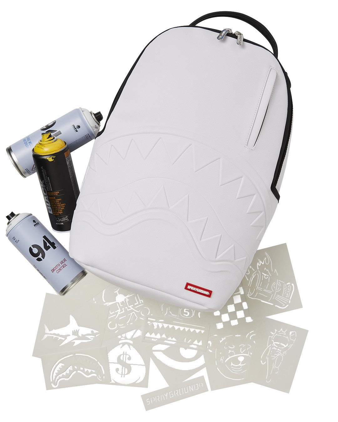 Sprayground GRAFFITI ARTIST - DESIGN YOUR OWN BACKPACK - 9 STENCILS INCLUDED