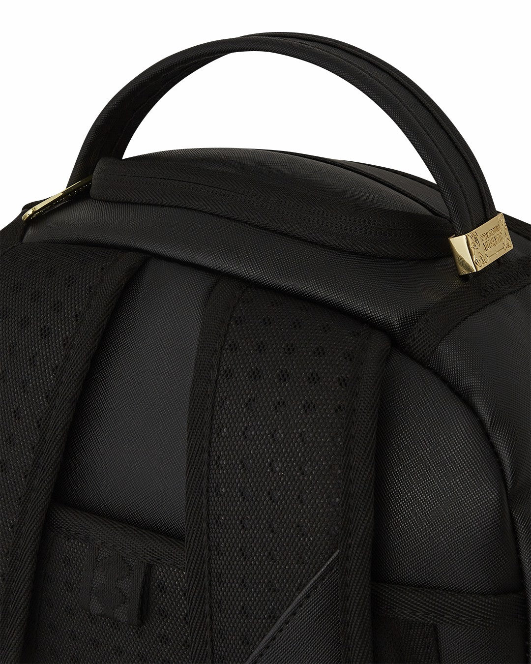 Sprayground GOLD AND BLACK RACING STRIPES BACKPACK