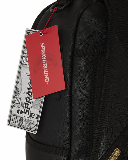 Sprayground GOLD AND BLACK RACING STRIPES BACKPACK