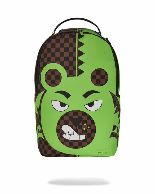 Sprayground GREEN MONEY BEAR DLXSV BACKPACK