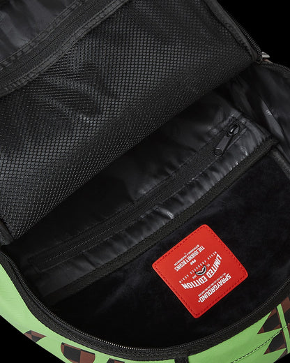 Sprayground GREEN MONEY BEAR DLXSV BACKPACK