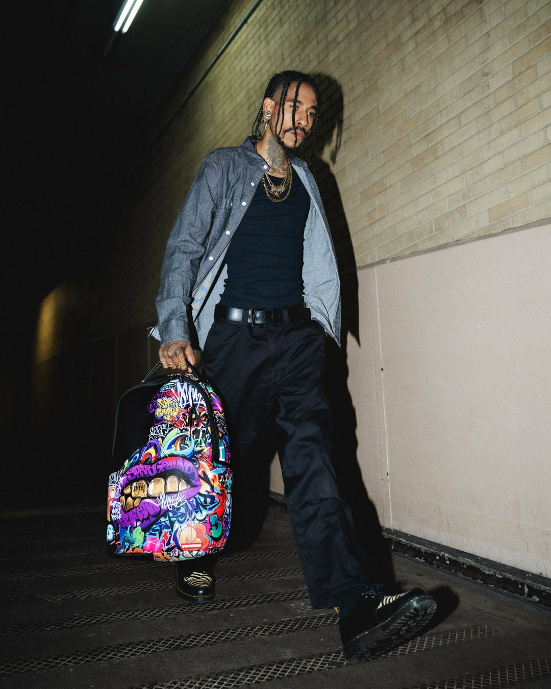 Sprayground HALF GRAF LIPS DLXSV BACKPACK