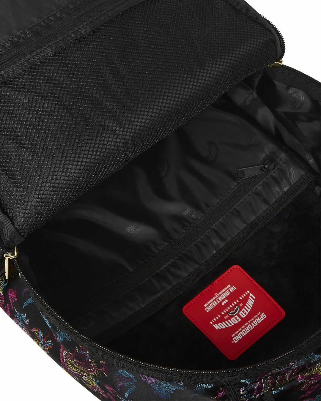 Sprayground EMBROIDERED DRAGONS DLX BACKPACK