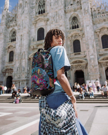 Sprayground EMBROIDERED DRAGONS DLX BACKPACK