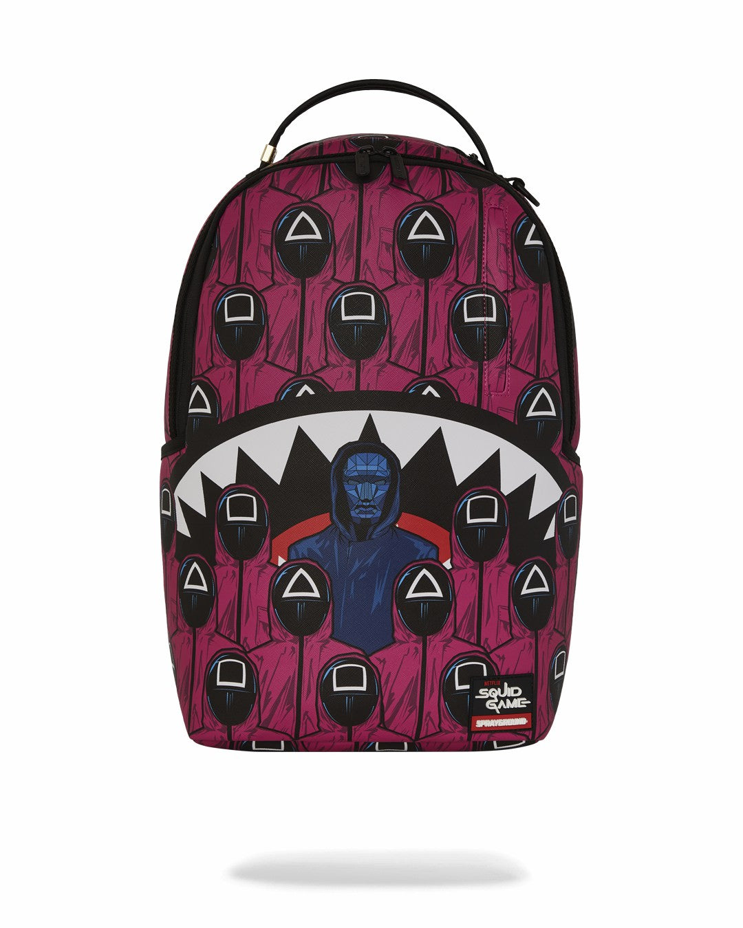 Sprayground SQUID GAME COLLAB FRONT MAN & PINK GUARD SHARKS BACKPACK