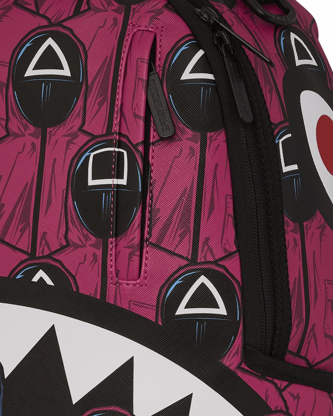 Sprayground SQUID GAME COLLAB FRONT MAN & PINK GUARD SHARKS BACKPACK