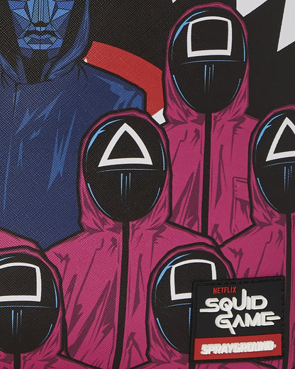 Sprayground SQUID GAME COLLAB FRONT MAN & PINK GUARD SHARKS BACKPACK
