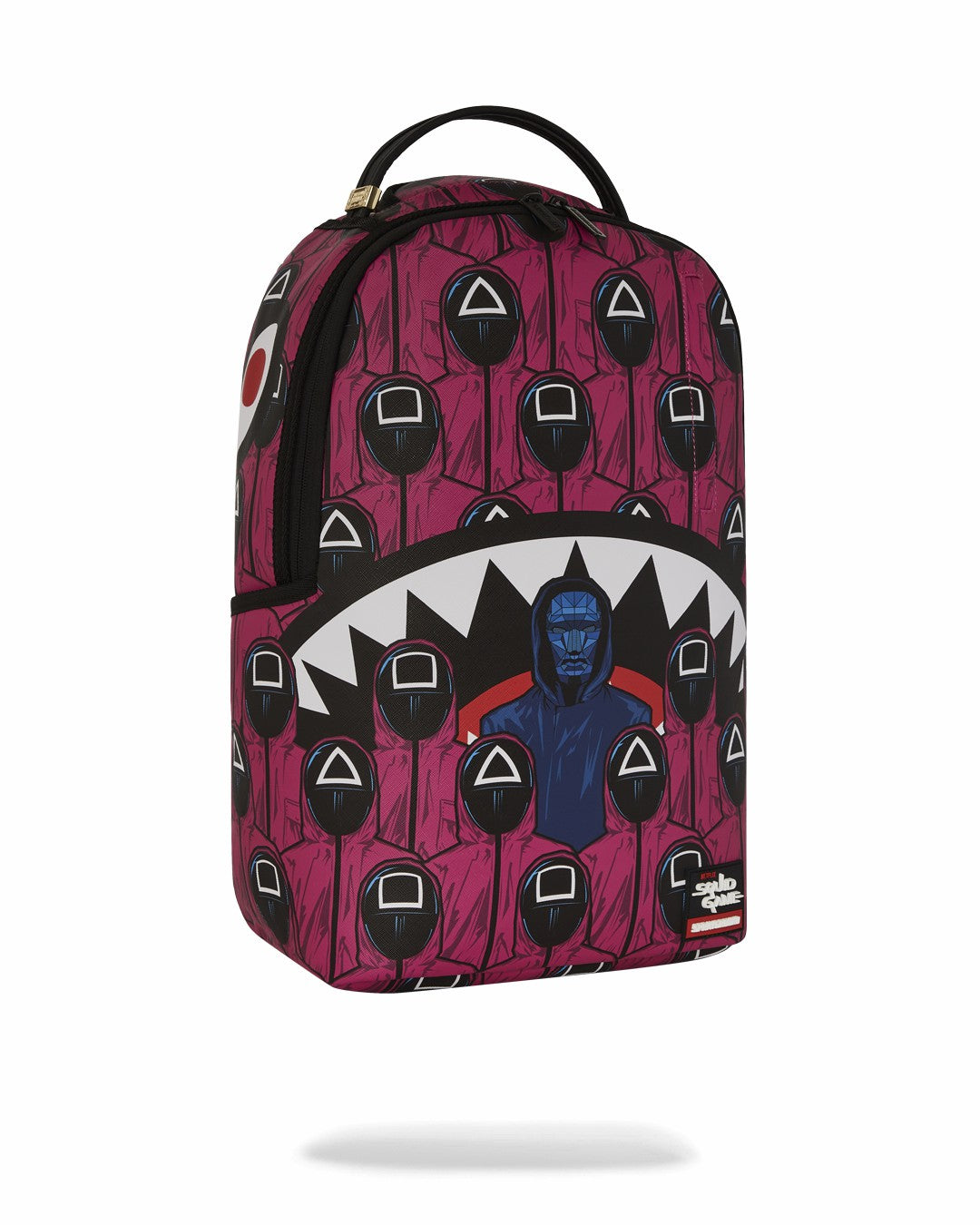 Sprayground SQUID GAME COLLAB FRONT MAN & PINK GUARD SHARKS BACKPACK