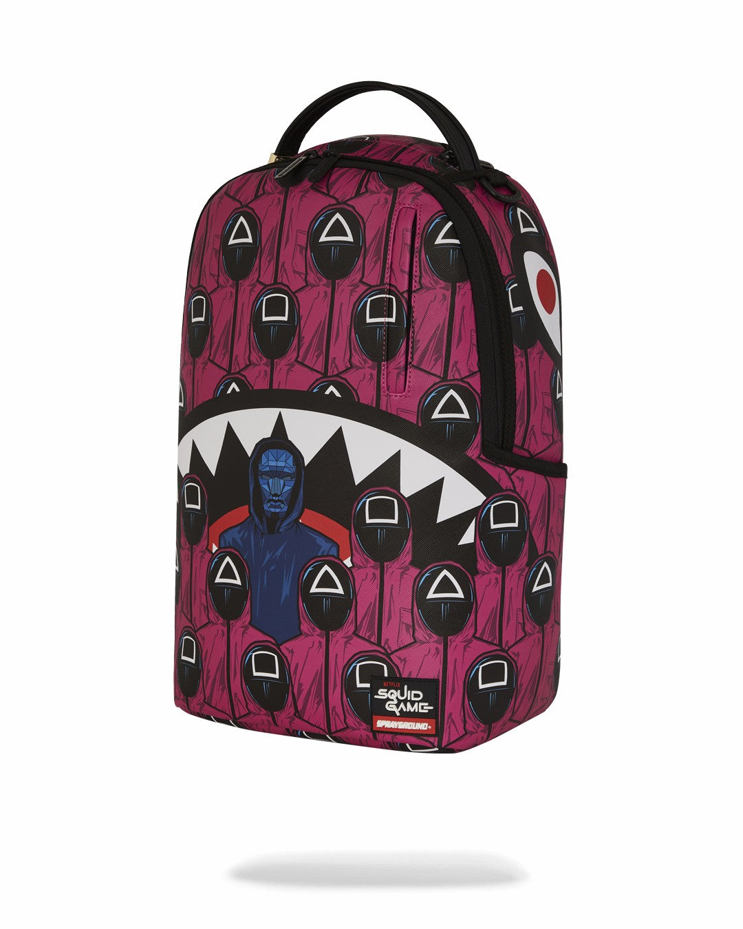 Sprayground SQUID GAME COLLAB FRONT MAN & PINK GUARD SHARKS BACKPACK