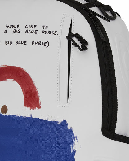 Sprayground KEITH HARING BIG BLUE PURSE ART BACKPACK