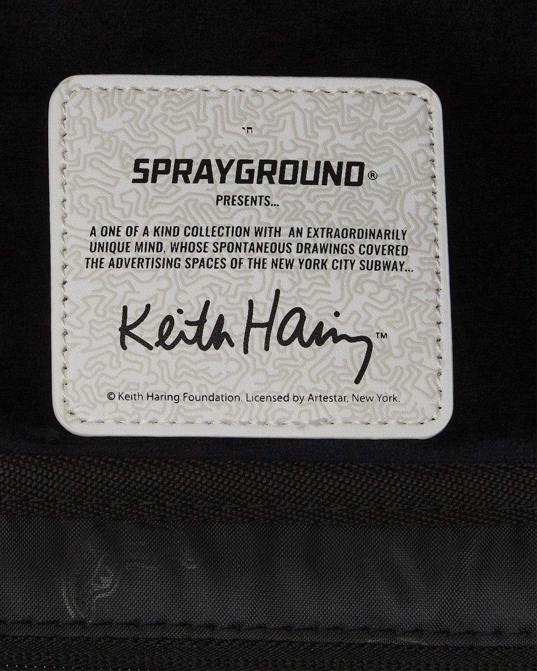 Sprayground KEITH HARING BIG BLUE PURSE ART BACKPACK
