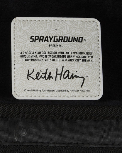 Sprayground KEITH HARING BIG BLUE PURSE ART BACKPACK